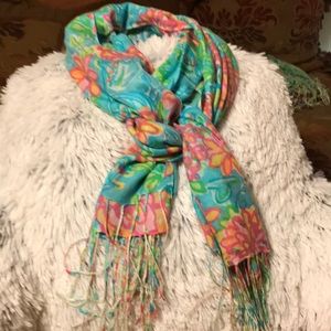 Lilly multicolor silk scarf